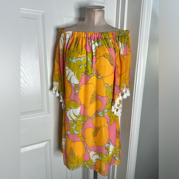 Trina Turk Dresses & Skirts - Trina Turk Floral Print Mini Vacation Dress Sz S